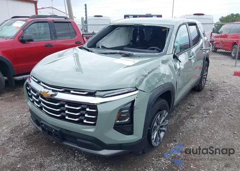 2025 Chevrolet Equinox Fwd Lt из США, поврежденный, VIN 3GNAXHEG2SL243150